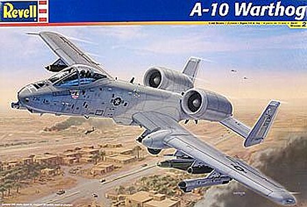 plastic airplane model,model airplane,A-10 Warthog -- Plastic Model Airplane Kit -- 1/48 Scale -- #855521